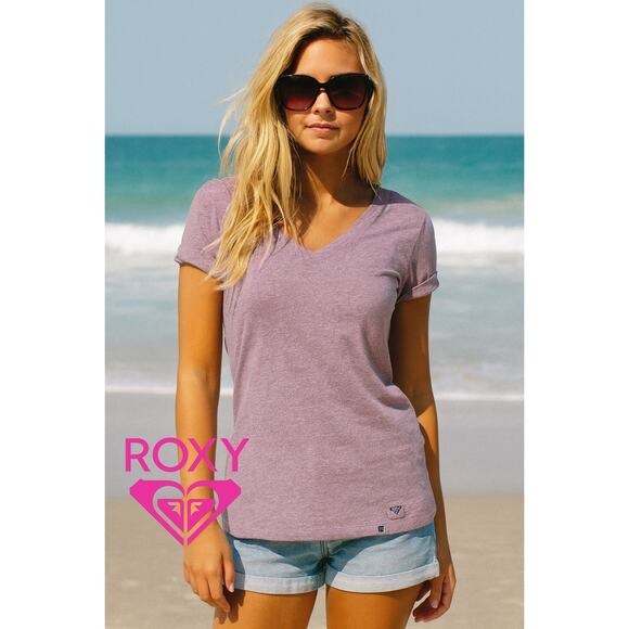 ROXY Heather Purple Grape Top Sz. Small - Picture 1 of 4